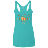 T-Shirts Tahiti Blue / X-Small BEBOP Women's Triblend Racerback Tank