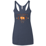 T-Shirts Vintage Navy / X-Small BEBOP Women's Triblend Racerback Tank