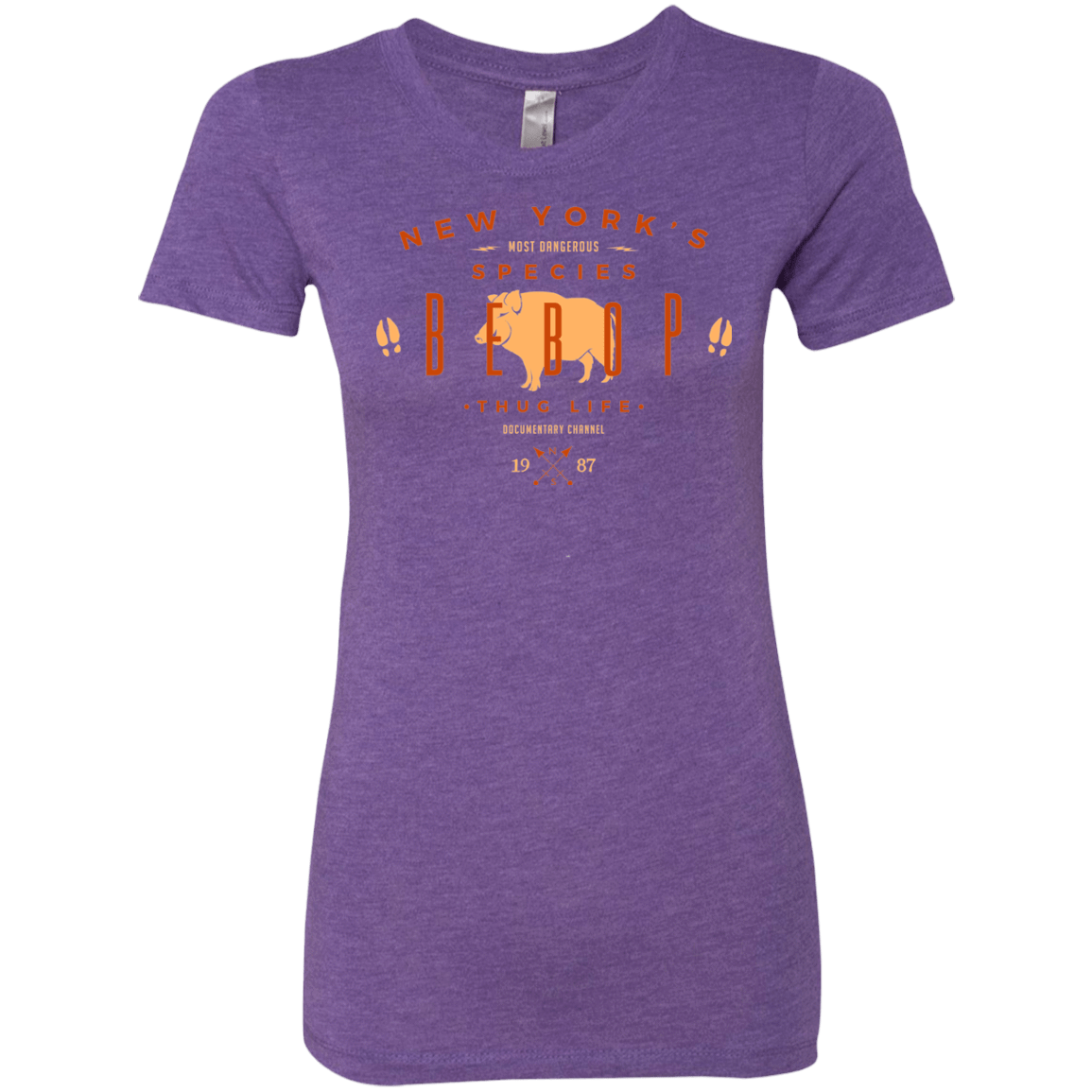 T-Shirts Purple Rush / S BEBOP Women's Triblend T-Shirt