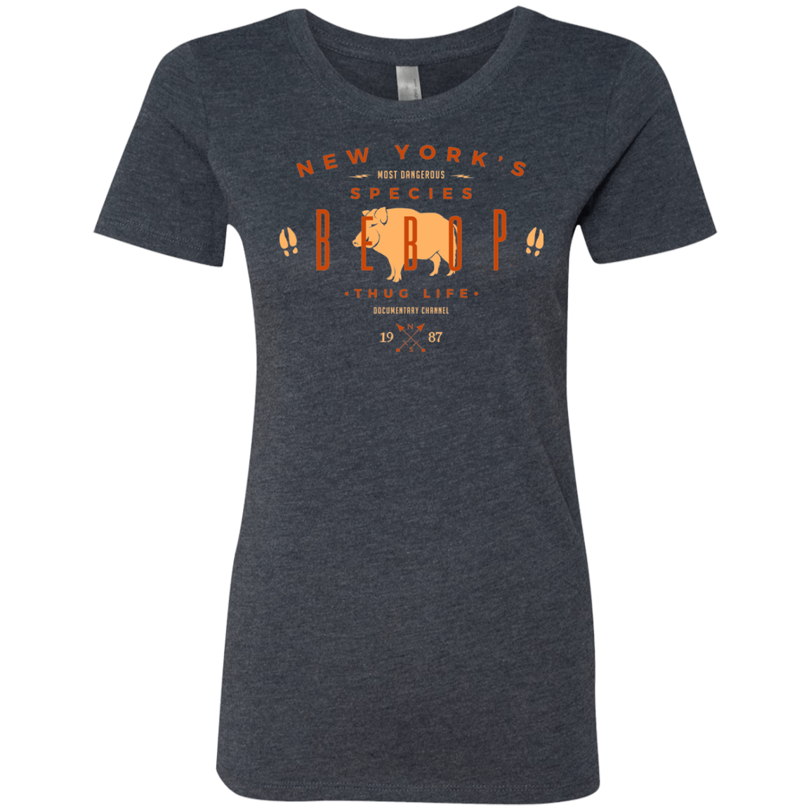 T-Shirts Vintage Navy / S BEBOP Women's Triblend T-Shirt