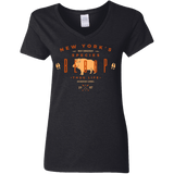T-Shirts Black / S BEBOP Women's V-Neck T-Shirt