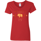 T-Shirts Red / S BEBOP Women's V-Neck T-Shirt