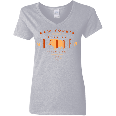 T-Shirts Sport Grey / S BEBOP Women's V-Neck T-Shirt