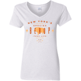 T-Shirts White / S BEBOP Women's V-Neck T-Shirt