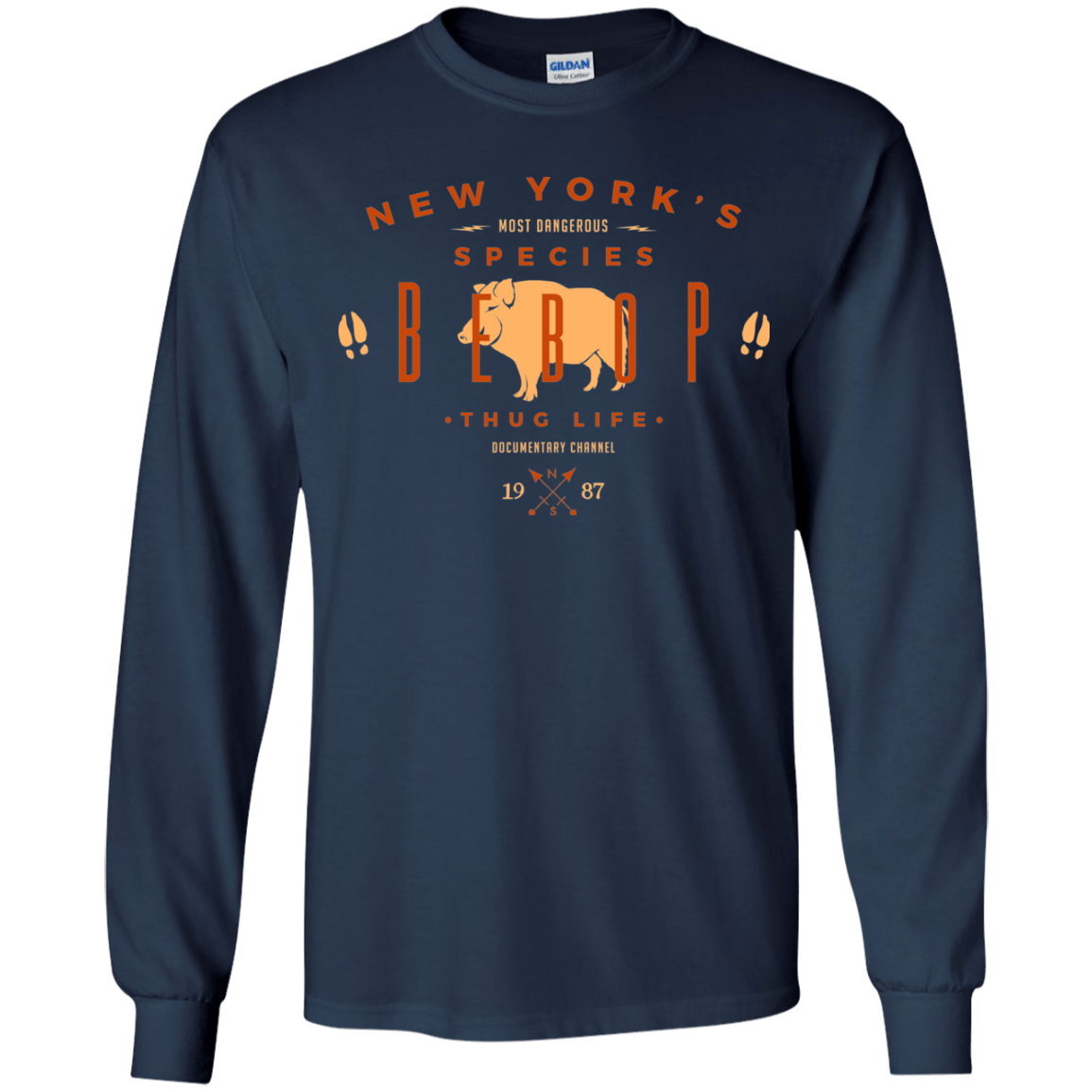 T-Shirts Navy / YS BEBOP Youth Long Sleeve T-Shirt