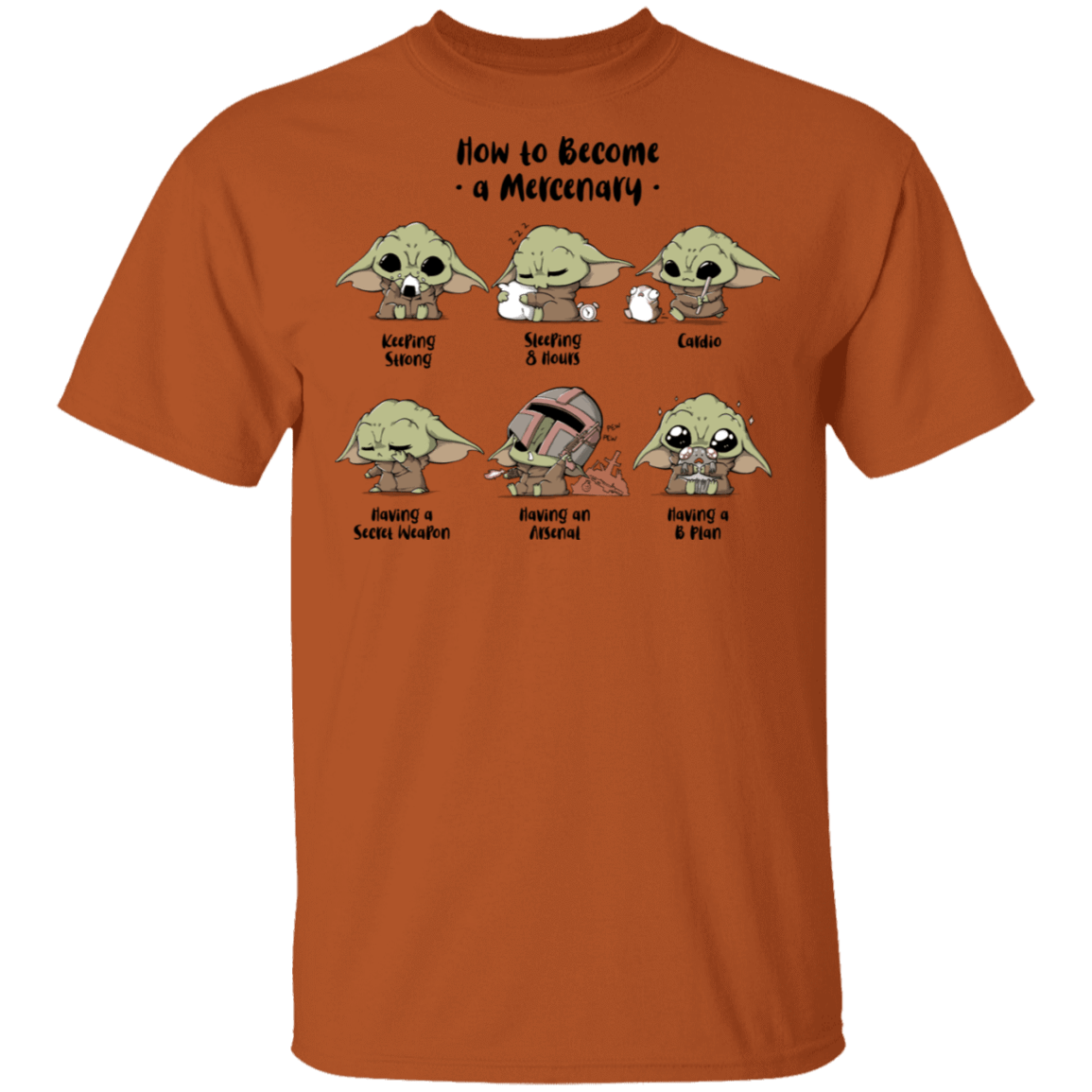 T-Shirts Texas Orange / S Become A Mercenary T-Shirt