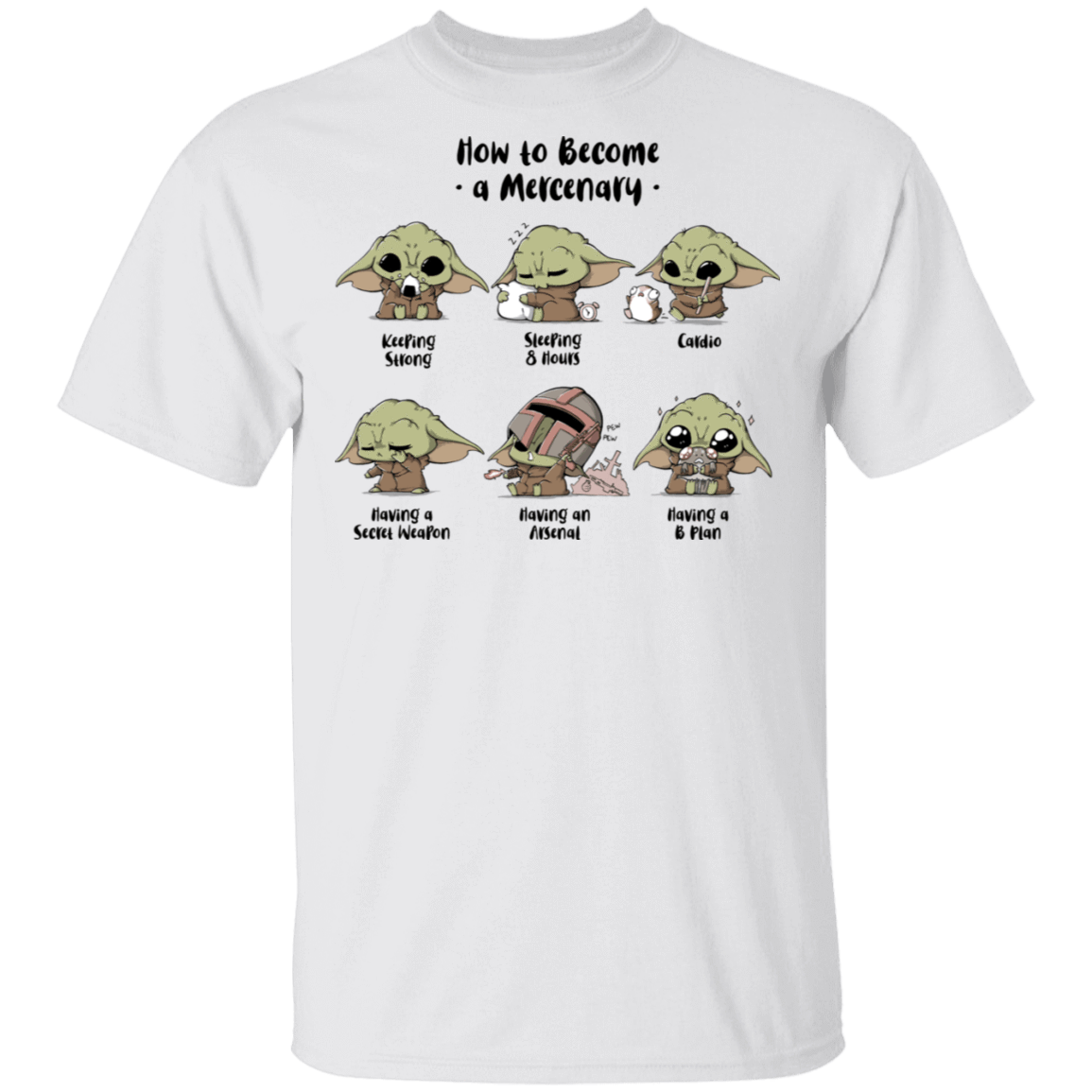 T-Shirts White / S Become A Mercenary T-Shirt
