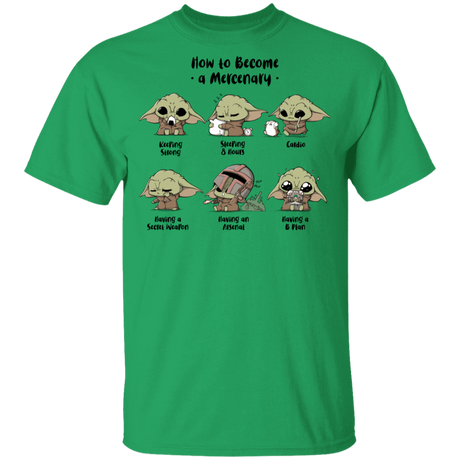 T-Shirts Irish Green / YXS Become A Mercenary Youth T-Shirt