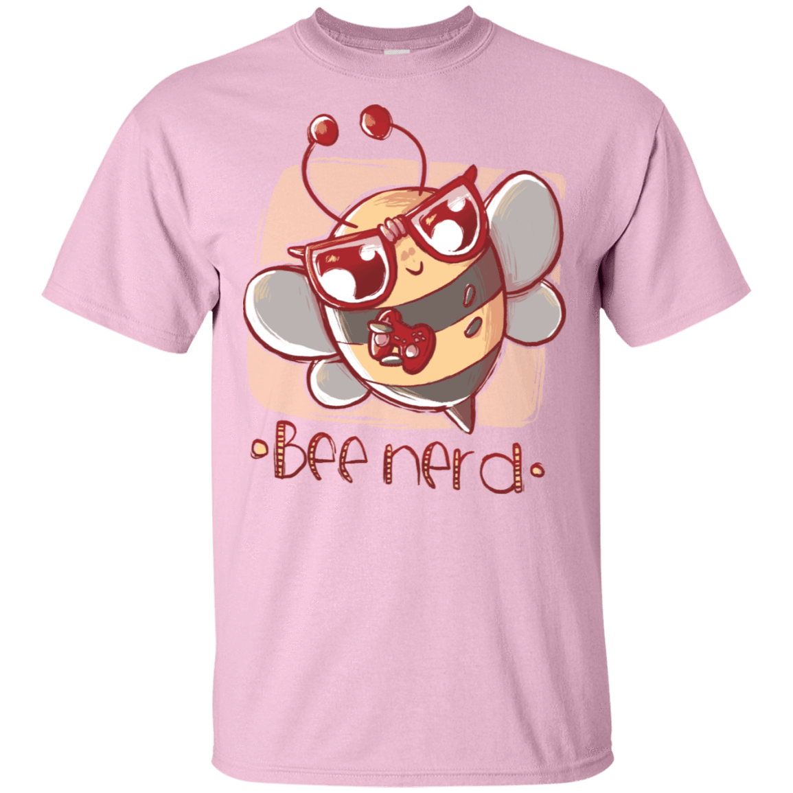 T-Shirts Light Pink / S BEE Nerd T-Shirt