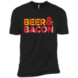 T-Shirts Black / YXS Beer And Bacon Boys Premium T-Shirt