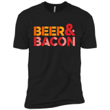 T-Shirts Black / YXS Beer And Bacon Boys Premium T-Shirt