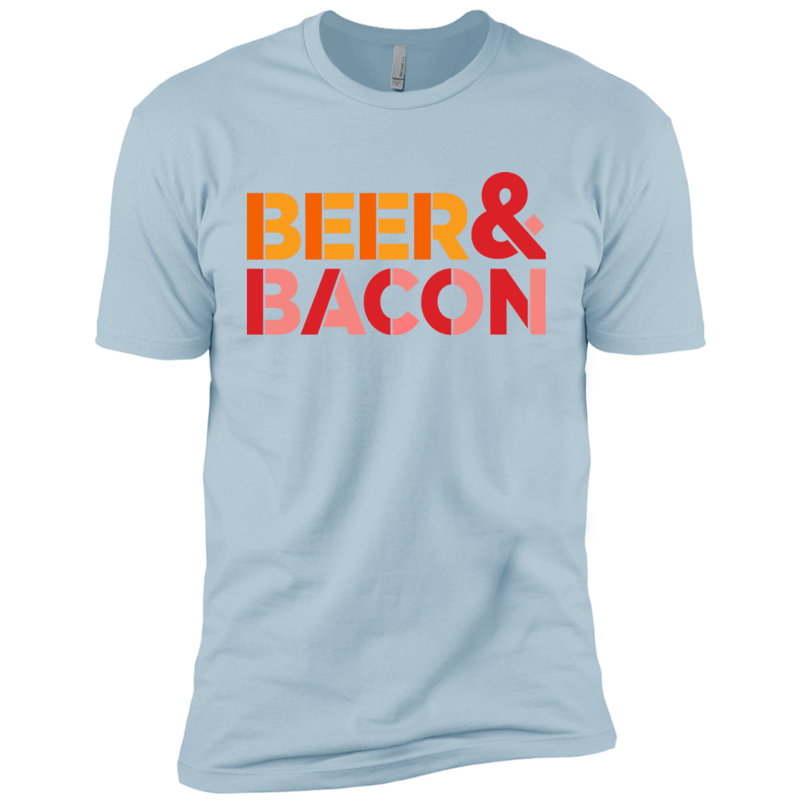 T-Shirts Light Blue / YXS Beer And Bacon Boys Premium T-Shirt