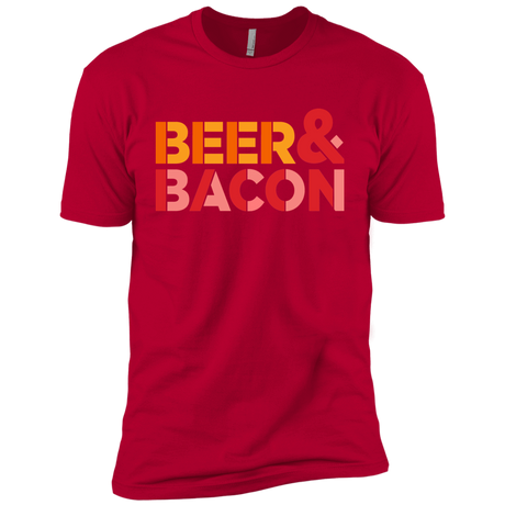 T-Shirts Red / YXS Beer And Bacon Boys Premium T-Shirt