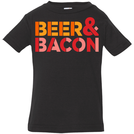 T-Shirts Black / 6 Months Beer And Bacon Infant PremiumT-Shirt