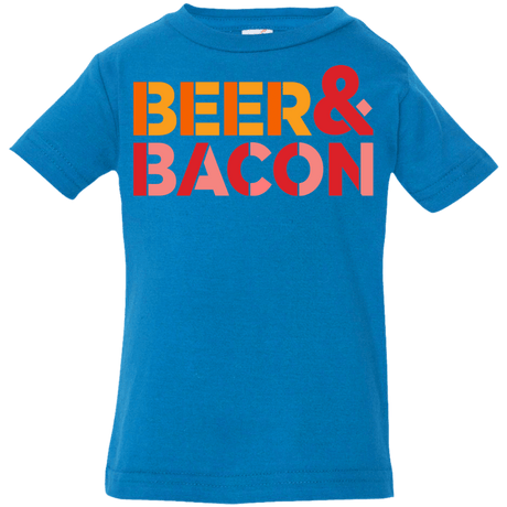 T-Shirts Cobalt / 6 Months Beer And Bacon Infant PremiumT-Shirt