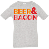 T-Shirts Heather Grey / 6 Months Beer And Bacon Infant PremiumT-Shirt