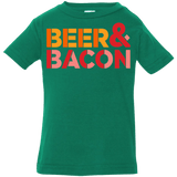 T-Shirts Kelly / 6 Months Beer And Bacon Infant PremiumT-Shirt
