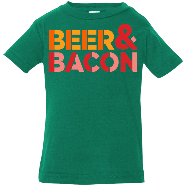 T-Shirts Kelly / 6 Months Beer And Bacon Infant PremiumT-Shirt