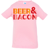 T-Shirts Pink / 6 Months Beer And Bacon Infant PremiumT-Shirt
