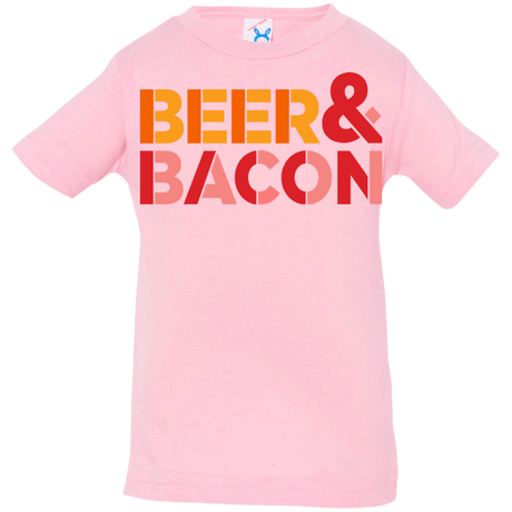 T-Shirts Pink / 6 Months Beer And Bacon Infant PremiumT-Shirt