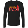 T-Shirts Black / Small Beer And Bacon Men's Premium Long Sleeve