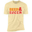 T-Shirts Banana Cream / X-Small Beer And Bacon Men's Premium T-Shirt