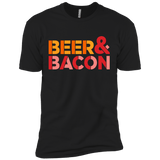 T-Shirts Black / X-Small Beer And Bacon Men's Premium T-Shirt