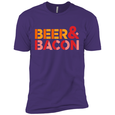 T-Shirts Purple Rush/ / X-Small Beer And Bacon Men's Premium T-Shirt