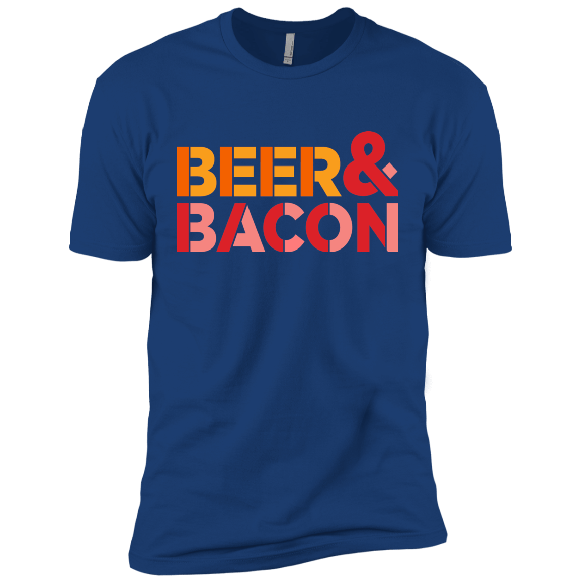 T-Shirts Royal / X-Small Beer And Bacon Men's Premium T-Shirt