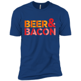 T-Shirts Royal / X-Small Beer And Bacon Men's Premium T-Shirt