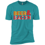 T-Shirts Tahiti Blue / X-Small Beer And Bacon Men's Premium T-Shirt