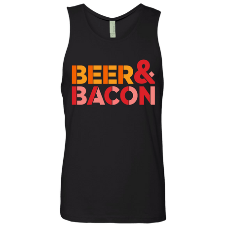 T-Shirts Black / Small Beer And Bacon Men's Premium Tank Top