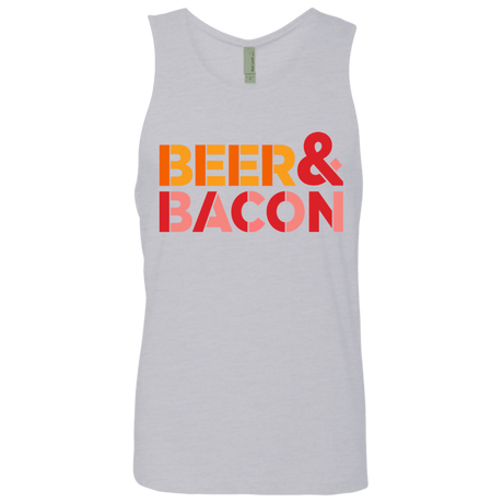 T-Shirts Heather Grey / Small Beer And Bacon Men's Premium Tank Top