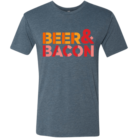 T-Shirts Indigo / Small Beer And Bacon Men's Triblend T-Shirt