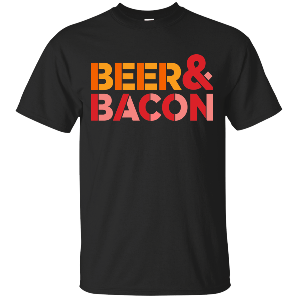 T-Shirts Black / Small Beer And Bacon T-Shirt