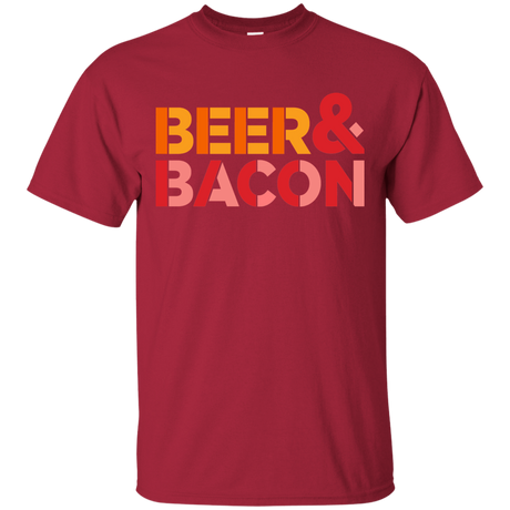 T-Shirts Cardinal / Small Beer And Bacon T-Shirt