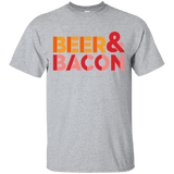 T-Shirts Sport Grey / Small Beer And Bacon T-Shirt