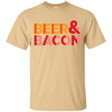 T-Shirts Vegas Gold / Small Beer And Bacon T-Shirt