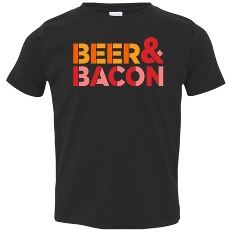 T-Shirts Black / 2T Beer And Bacon Toddler Premium T-Shirt