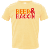 T-Shirts Butter / 2T Beer And Bacon Toddler Premium T-Shirt
