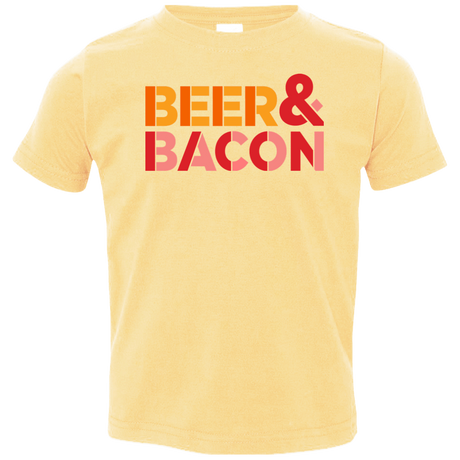 T-Shirts Butter / 2T Beer And Bacon Toddler Premium T-Shirt