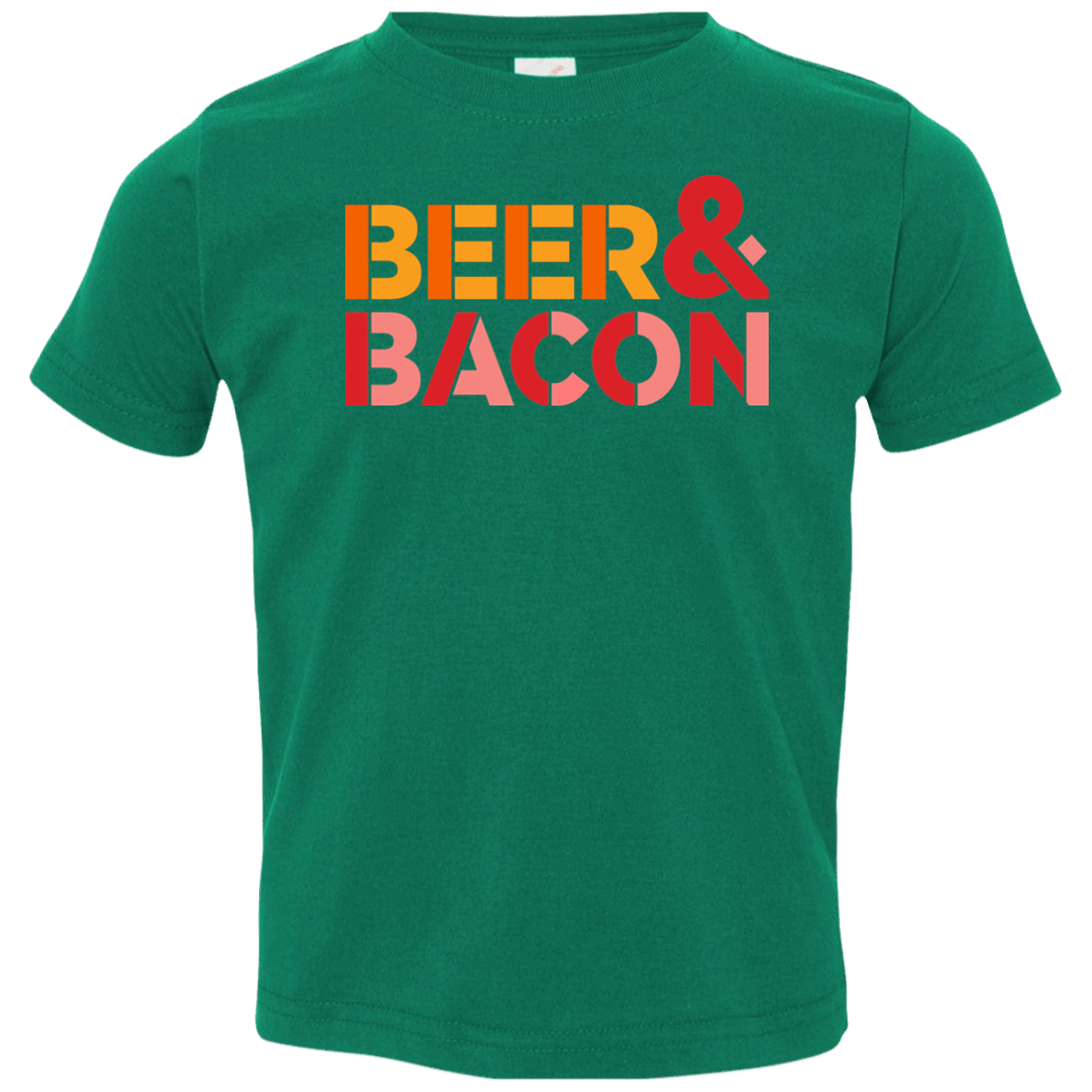 T-Shirts Kelly / 2T Beer And Bacon Toddler Premium T-Shirt