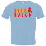 T-Shirts Light Blue / 2T Beer And Bacon Toddler Premium T-Shirt
