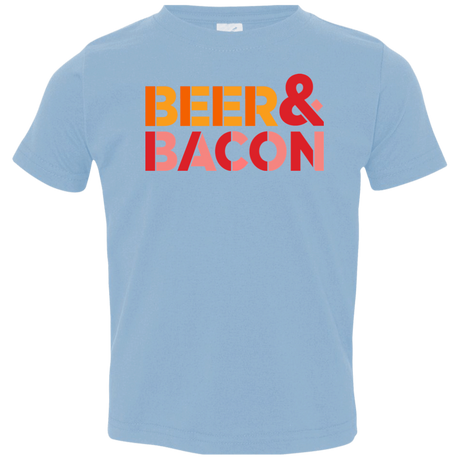 T-Shirts Light Blue / 2T Beer And Bacon Toddler Premium T-Shirt