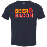 T-Shirts Navy / 2T Beer And Bacon Toddler Premium T-Shirt