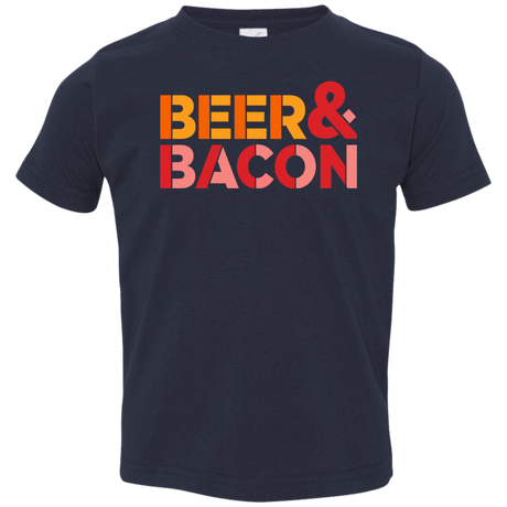 T-Shirts Navy / 2T Beer And Bacon Toddler Premium T-Shirt