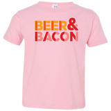 T-Shirts Pink / 2T Beer And Bacon Toddler Premium T-Shirt