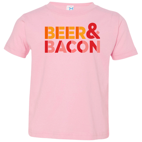 T-Shirts Pink / 2T Beer And Bacon Toddler Premium T-Shirt