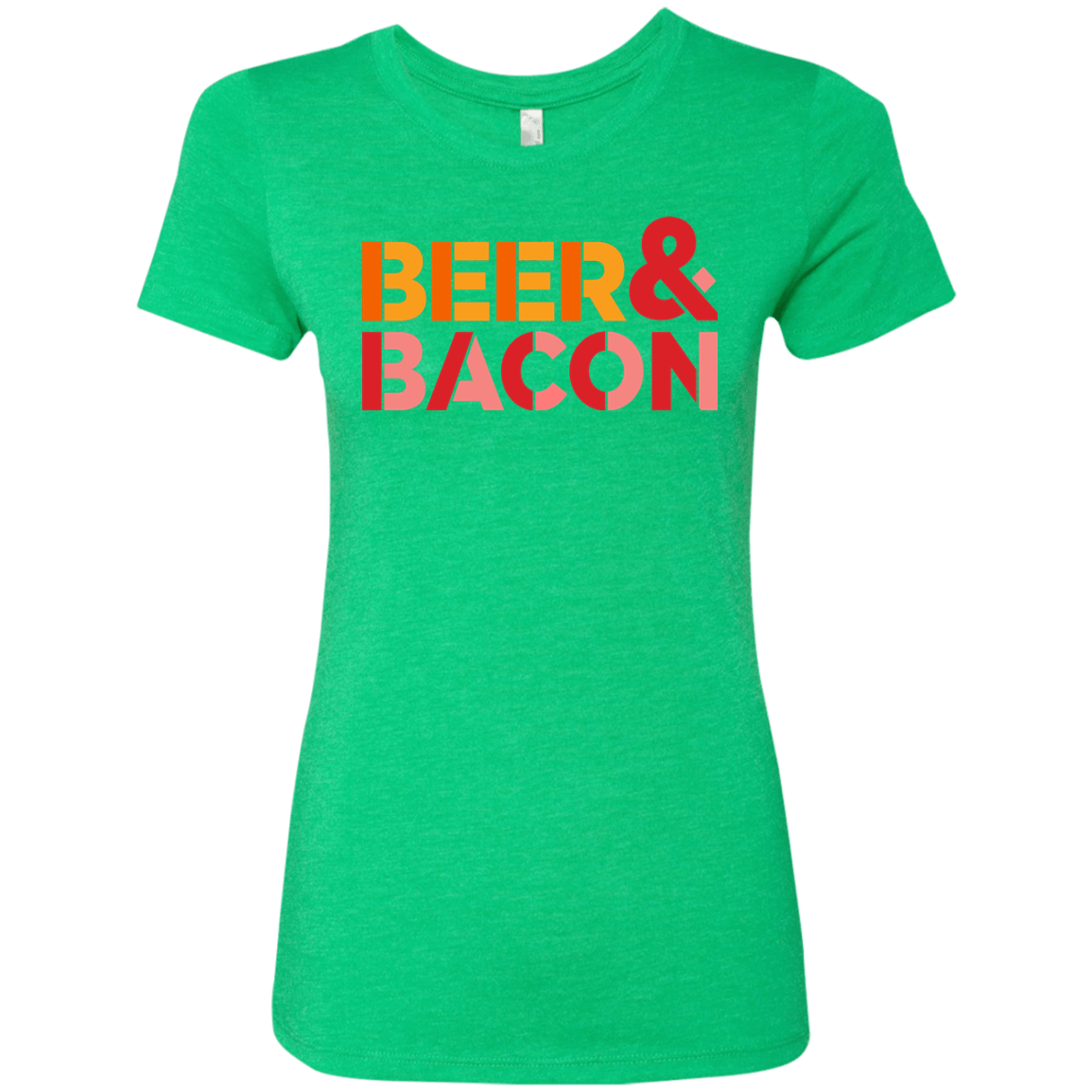 T-Shirts Envy / Small Beer And Bacon Women's Triblend T-Shirt