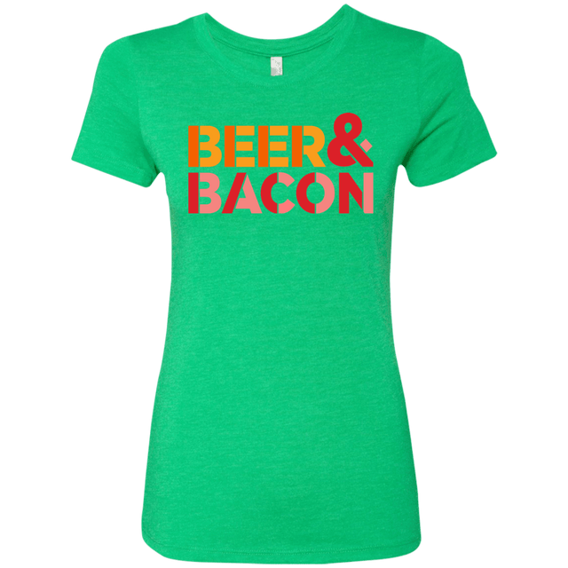 T-Shirts Envy / Small Beer And Bacon Women's Triblend T-Shirt
